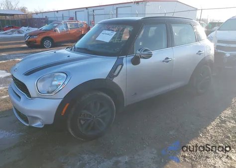 2014 Mini Countryman Cooper S z USA, uszkodzony, nr VIN WMWZC5C56EWP35294